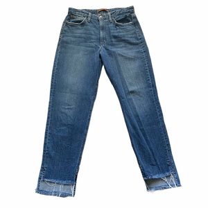 The Debbie high rise straight ankle jeans